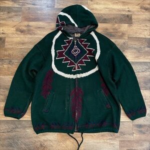 Vintage | Tejidos Atahualpa Wool Zip-Up Hoodie Jacket